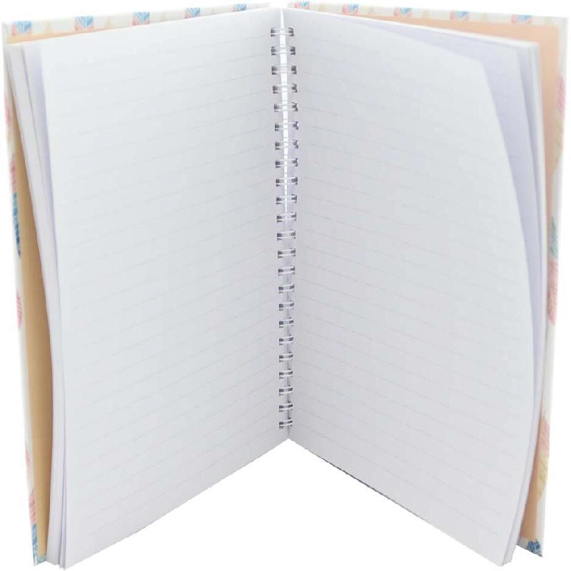 Notebook 19 X 26 cm Spiral - Grid 100 Sheets