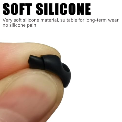 Double Flange Ear Tips for JBL Endurance Peak 3/Peak II/Peak III/Run 2 - Anti-Slip Noise Isolation