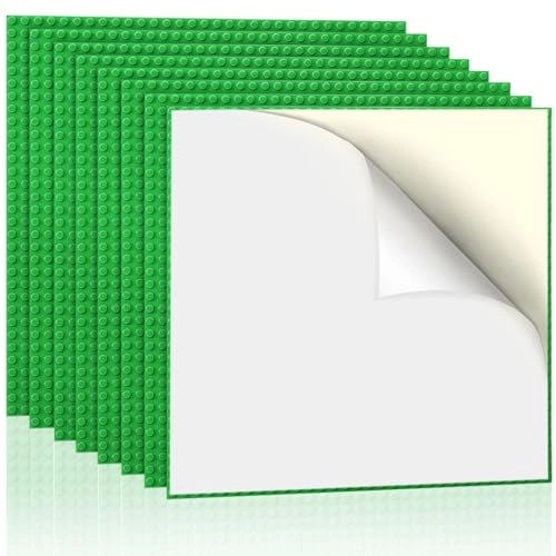 Peel and Stick Building Base plates - ABS Plastic 8pcs