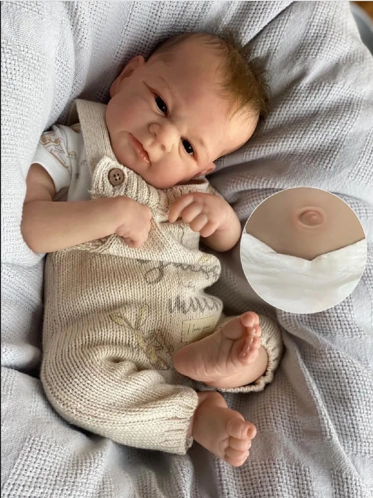 Elijah Reborn Baby Doll - 17 inch Vinyl Ages 3+