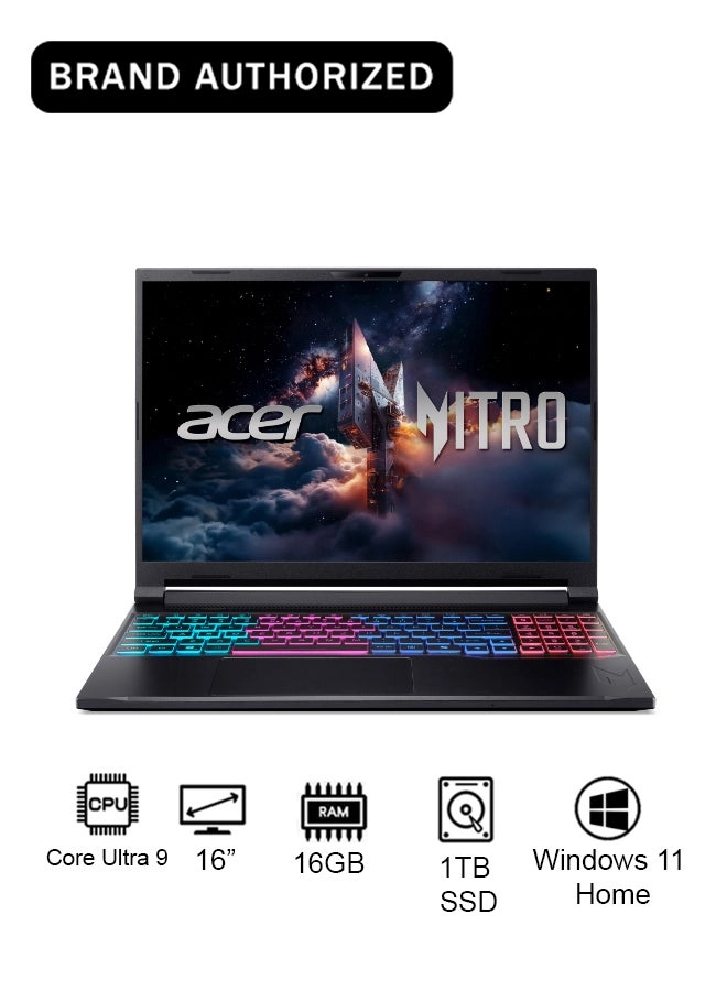 Acer Nitro V16S Slim NH.QXDEM.001 - 16'' Core 9-270H 16GB DDR5 1TB SSD