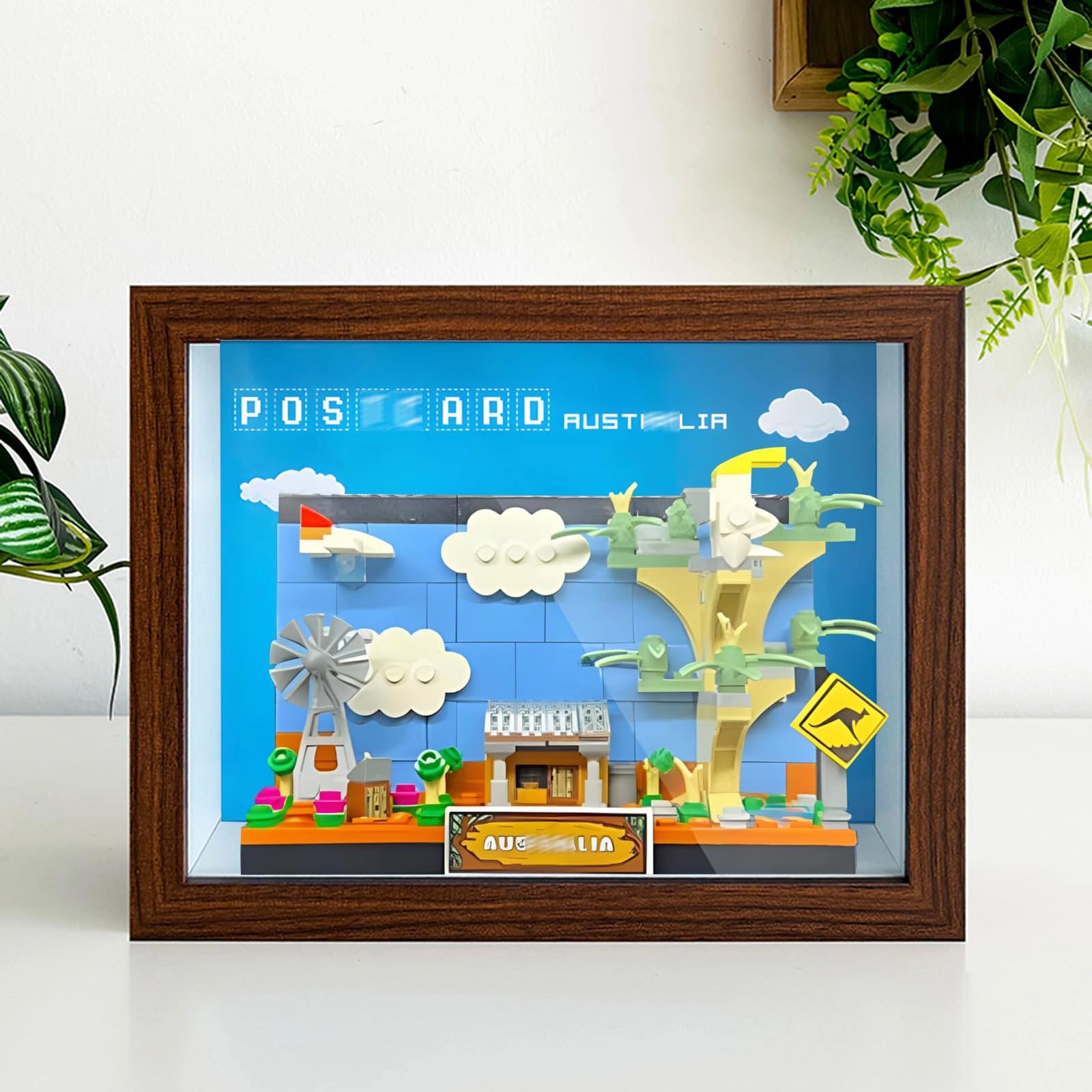 Hook Bracket for Model Display - Wall-Mountable White