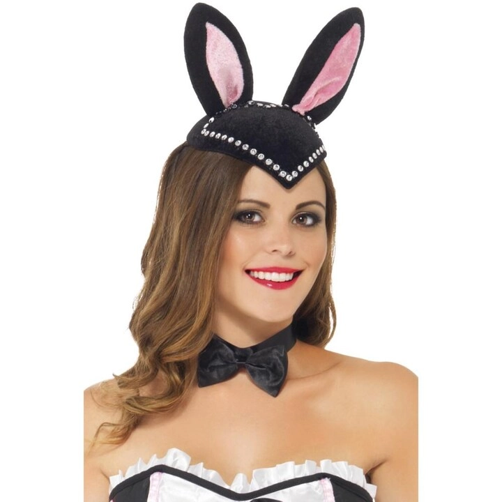 Party Zone Burlesque Bunny Skull Cap - F