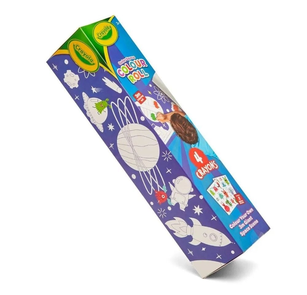 Colour your own Map Roll - 4 crayons