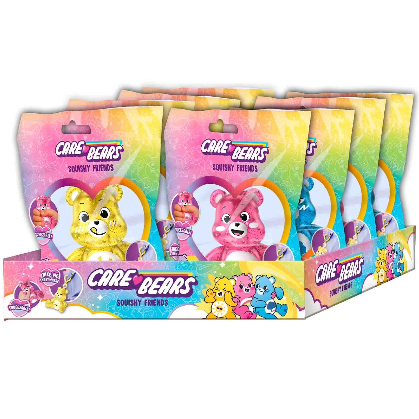 EOLO Care Bears Squish Friends - Stretchy Clip-On Assorted Characters
