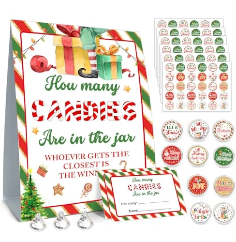 Guess How Many Christmas Kisses Game - 5 months and up Set