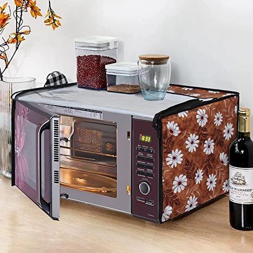 Microwave Oven Cover - 27 Litre Silver