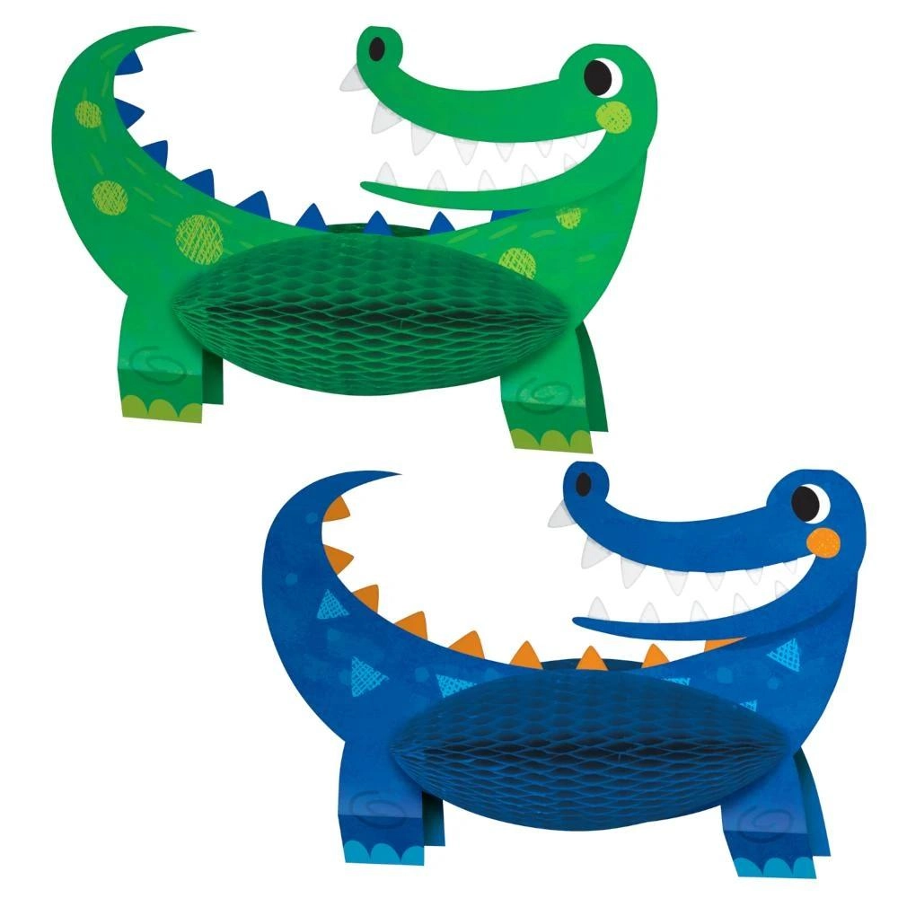 Party Zone Alligator Party Centerpiece - 2 pcs