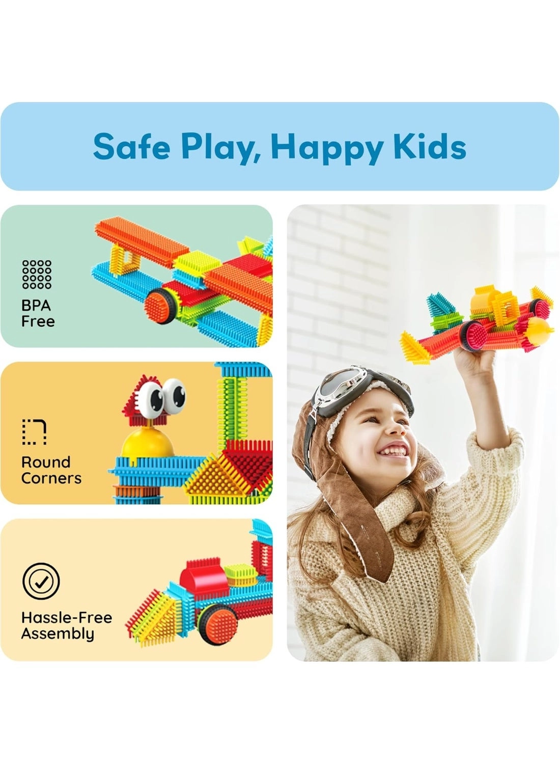 Magnetic Blocks Hedgehog Set - Hedgehog 240pcs