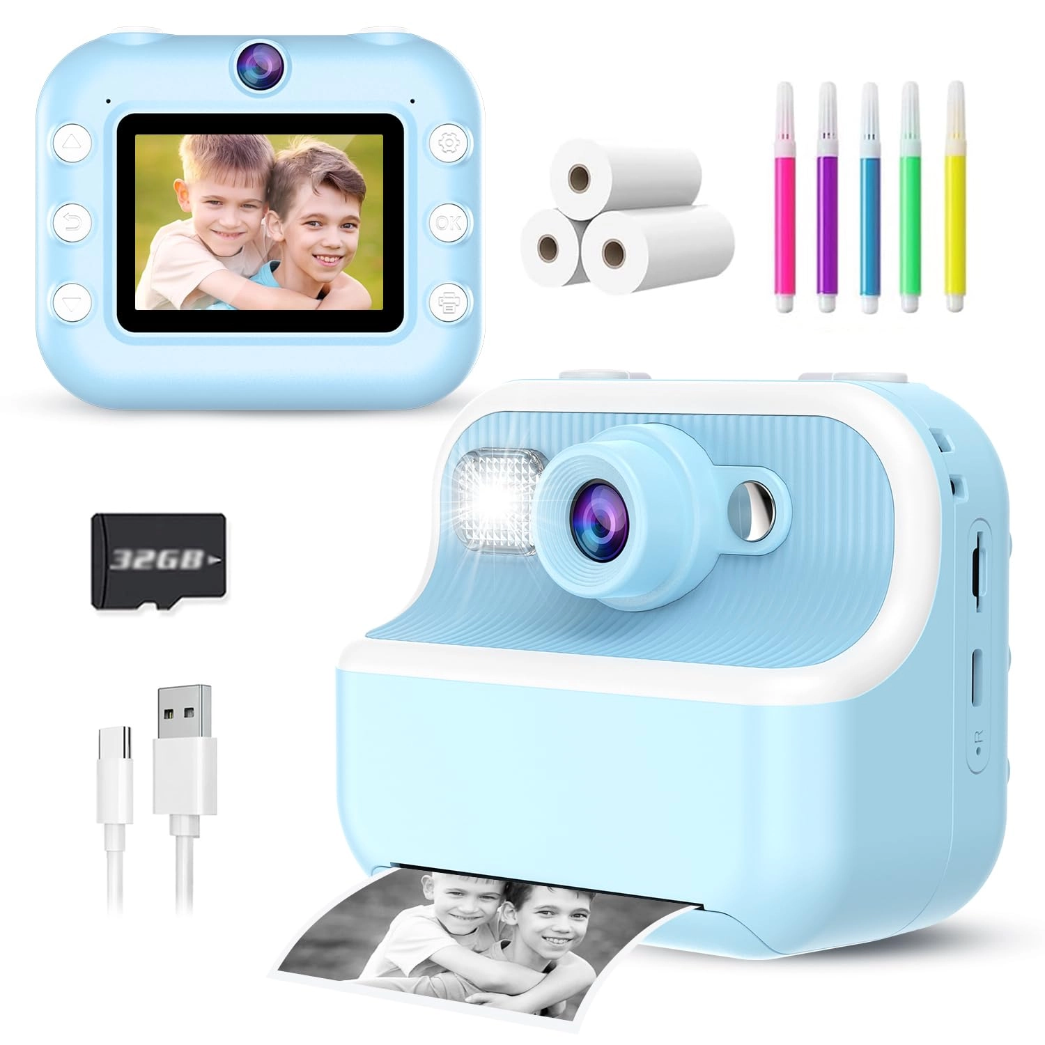 TKECWOB M8 - 1080P 32GB Dual Camera