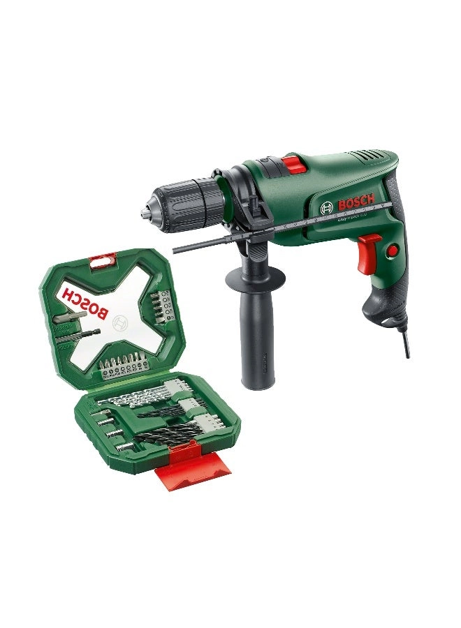 Bosch Easyimpact 600 - Perc. Drill + X-Line classic - 34-piece