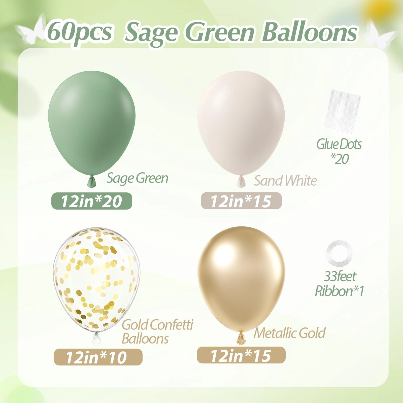 Balloons - 60pcs