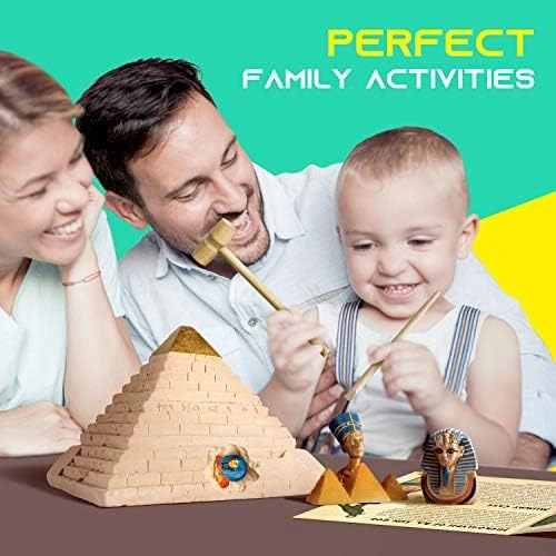Ancient Egyptian Pyramids Dig Kit Archaeology - 6 years+ 12 pieces