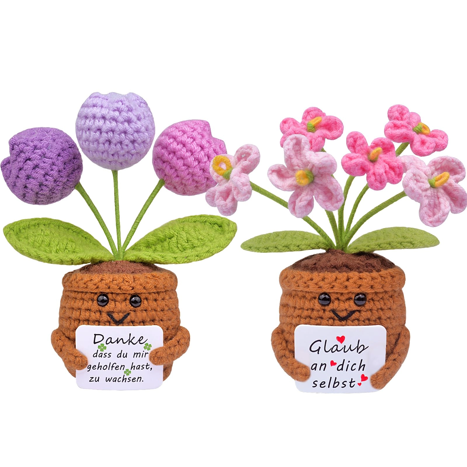 Mwmoeen Positive Pocket Hug Flower - 5 x 4 x 1.62 cm