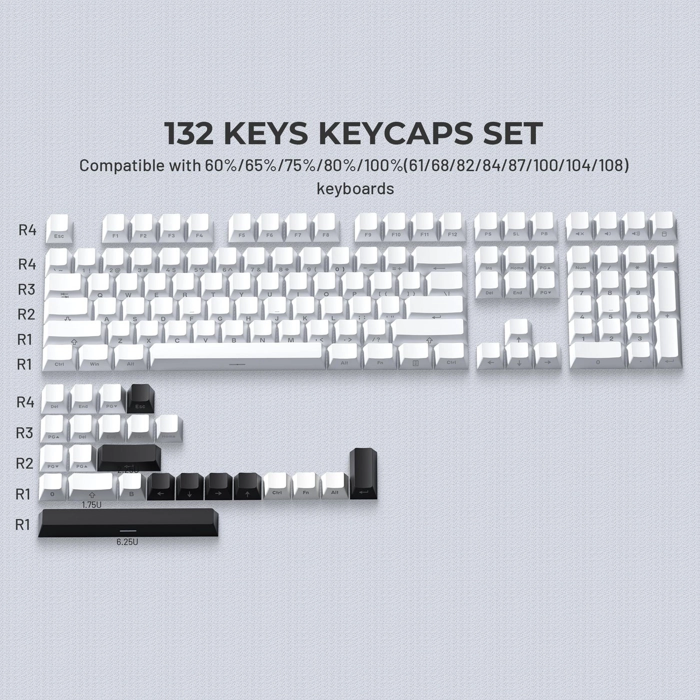 XVX Shine Through Keycaps