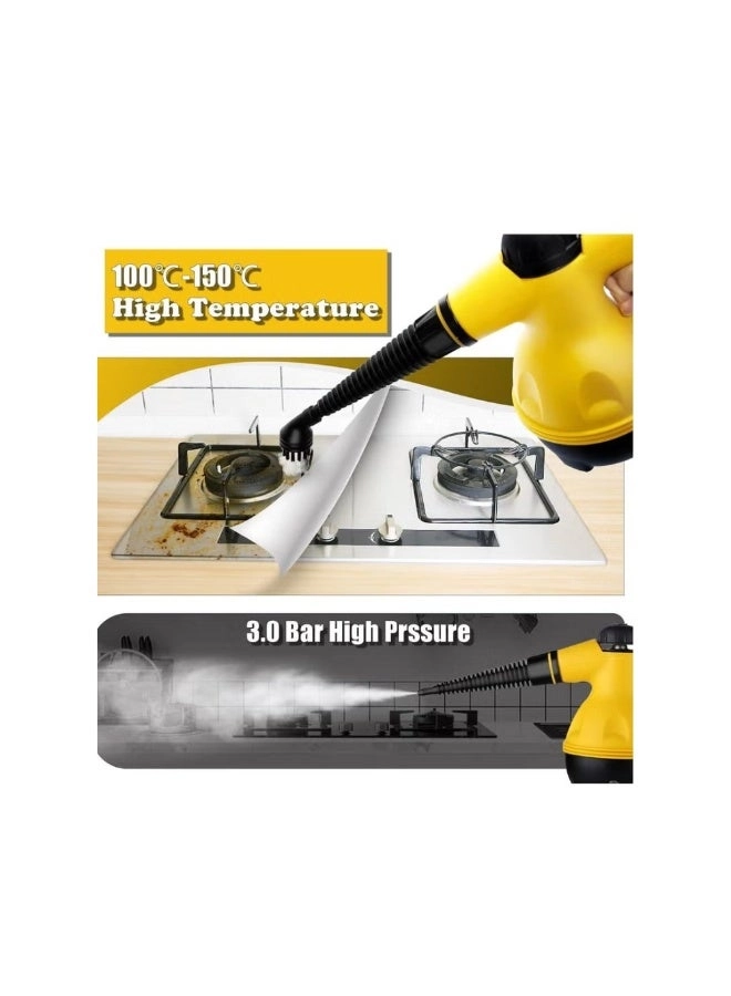 Portable Handheld Steam Cleaner - 1000W Multifunctional 9PCS Accessory