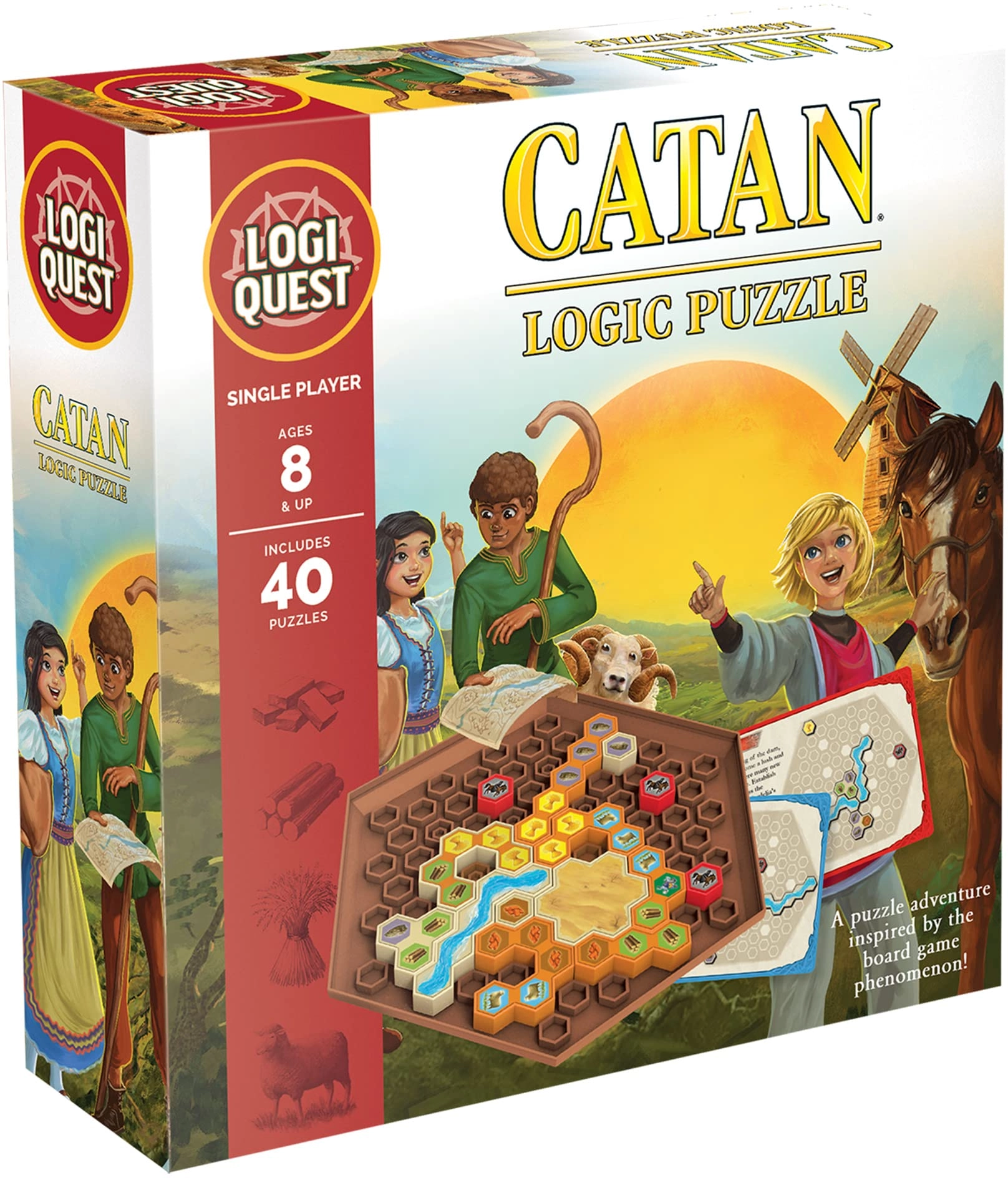 Asmodee Catan Puzzle (BN01EN) - 40 pcs