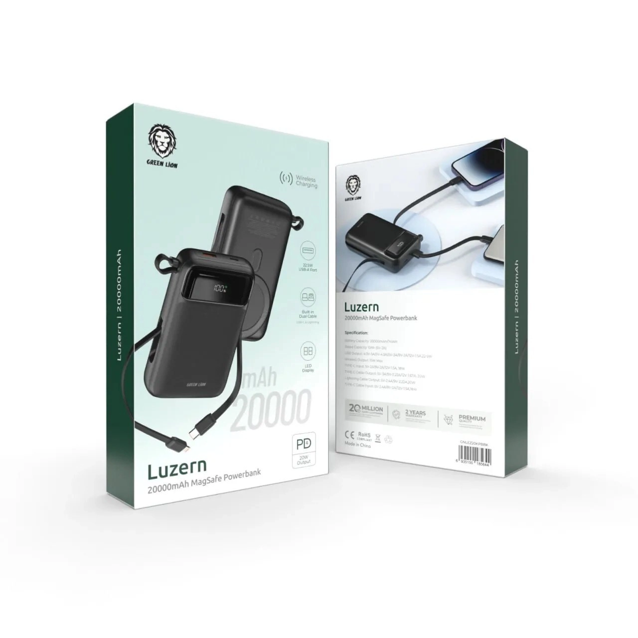 Monaco - 20000mAh Wireless Charging