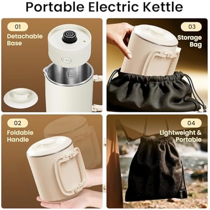 Foldable Collapsible Electric Kettle