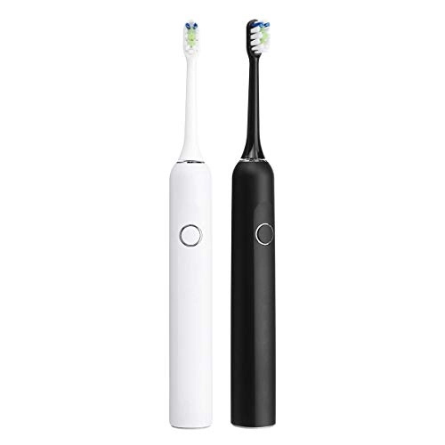 Ultrasonic Electric Toothbrush - Waterproof Rechargeable White