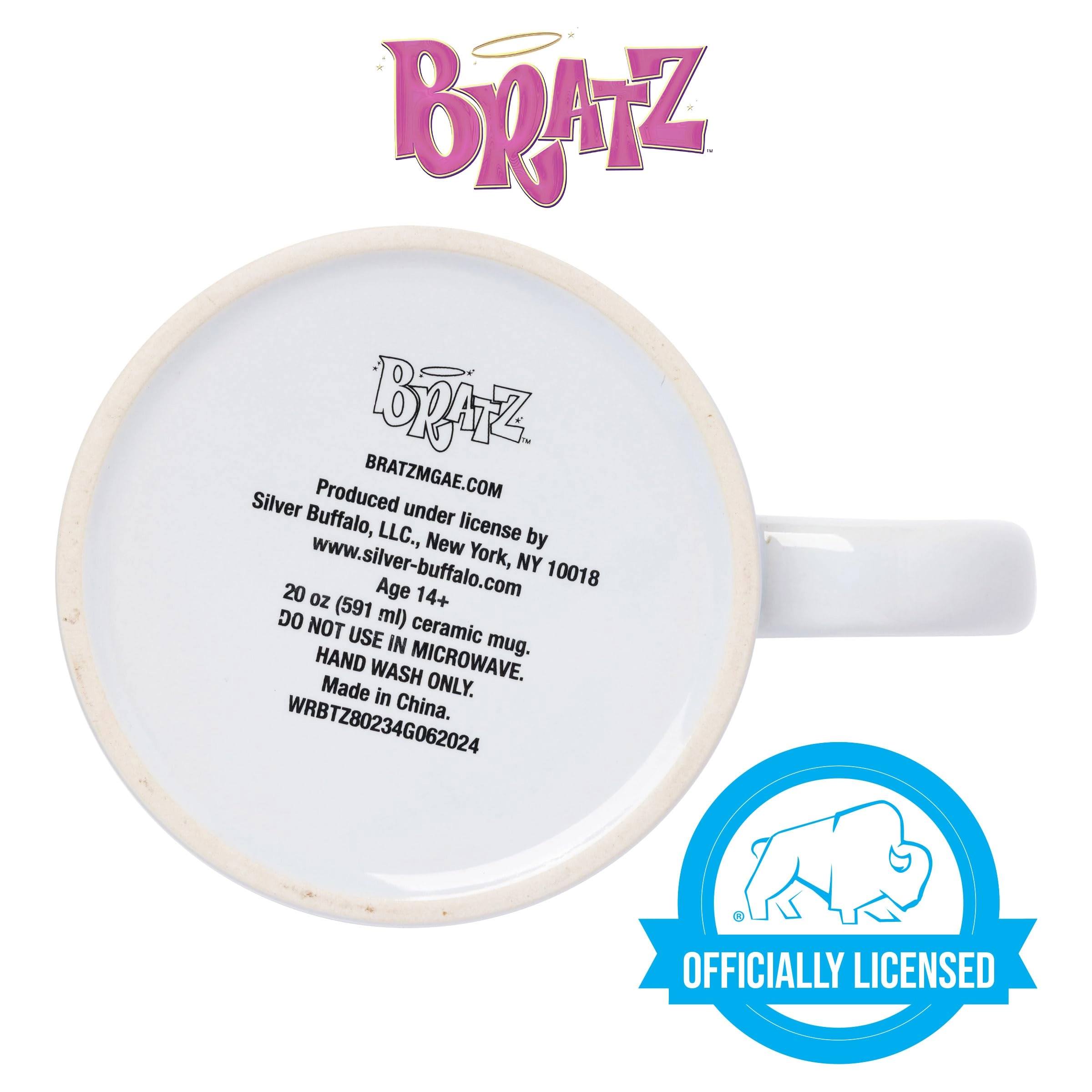 Bratz Dump Him Stars Glitter Ceramic Mug - 1 pcs