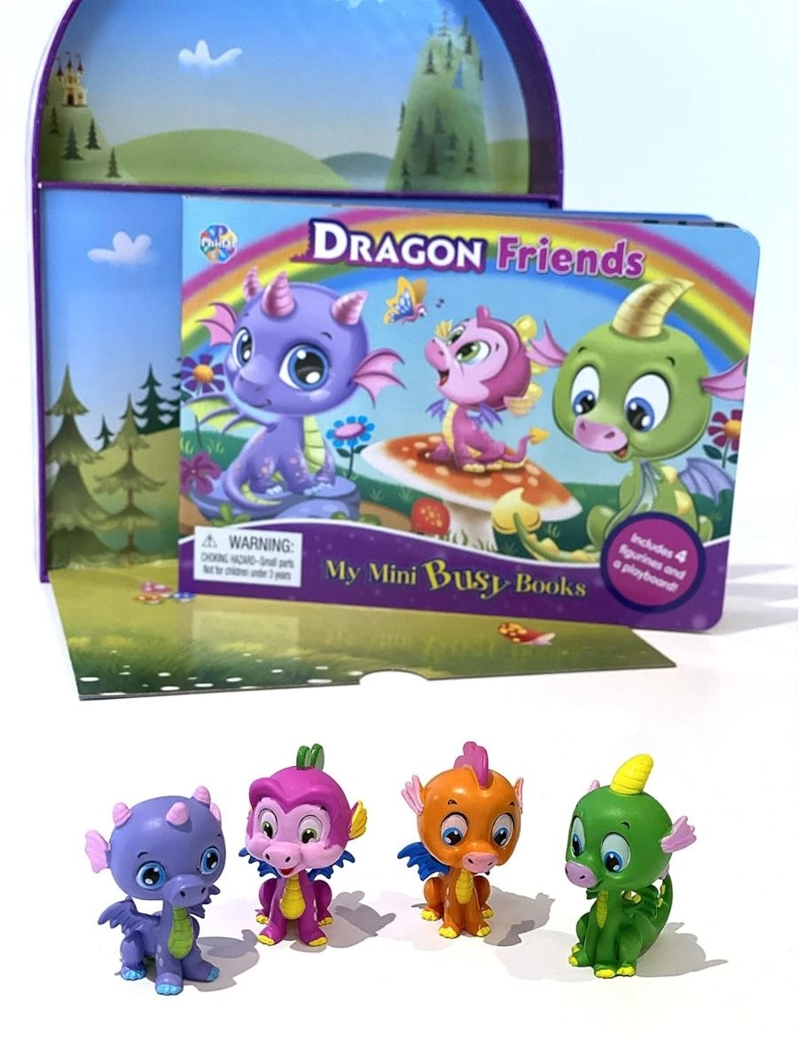 Dragon Friends My Mini Busy Sturdy Board Book - 3 years+