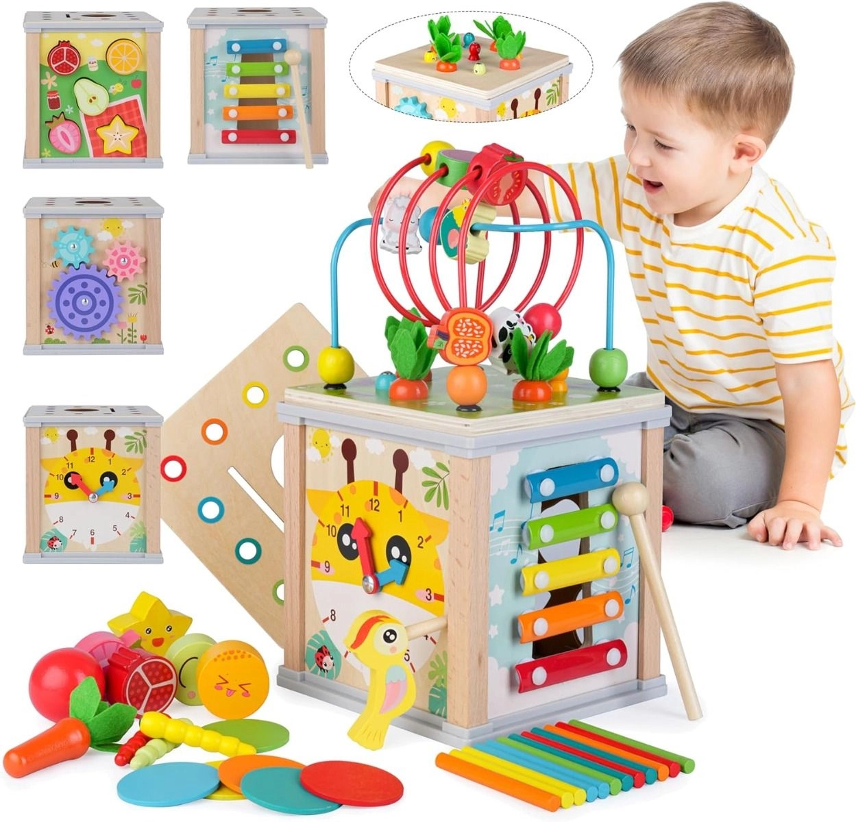 Jace 10 in 1 Multifunctional Activity Cube - 1+
