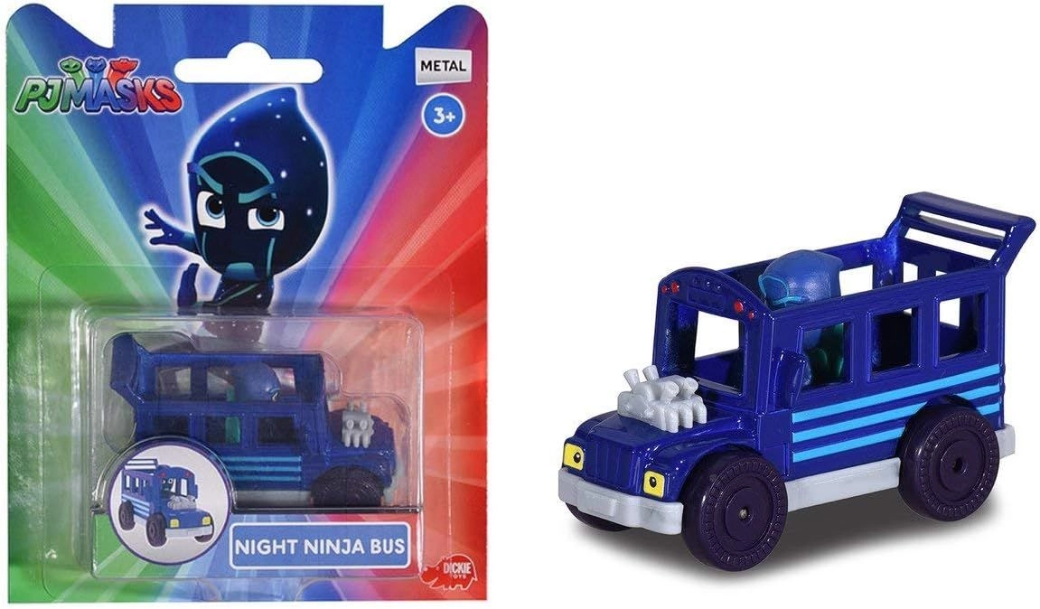 Dickie Pj Masks Night Ninja Bus - Blue 3 +
