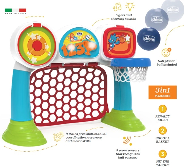 Electronic Multi Sport League - Suitable for 2 to 5 years