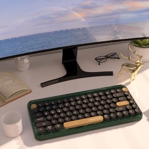 Portable Bluetooth Computer Keyboard - QWERTY Wireless