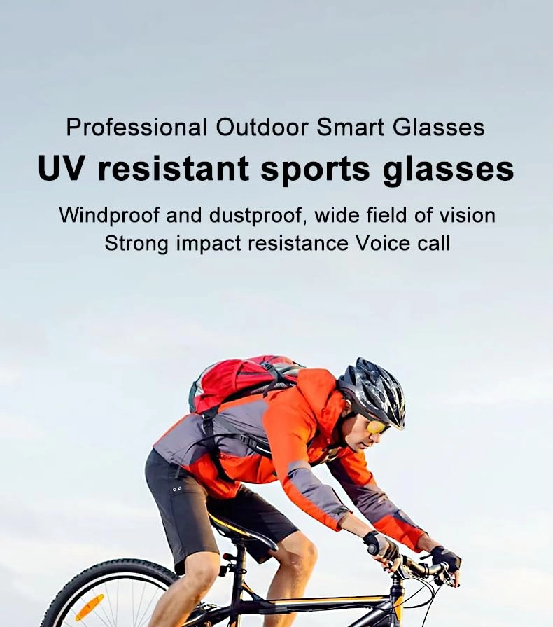 Bluetooth Audio Sunglasses - Bluetooth 5.3 Polarized Blue Light Filter