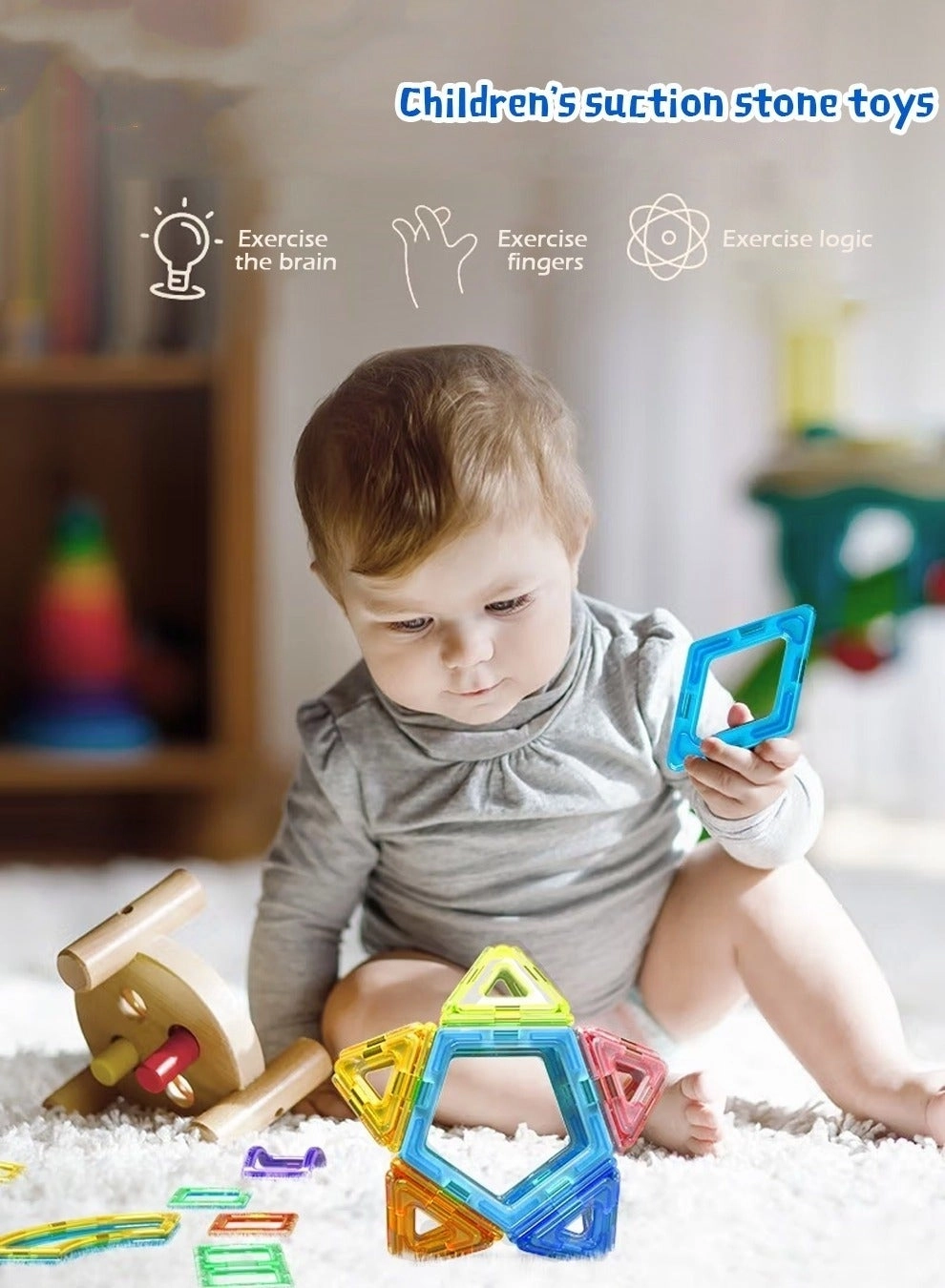 Magnetic Blocks - Robots 118pcs