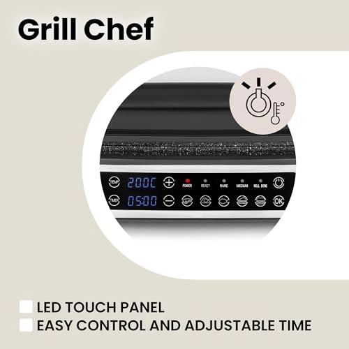 GRILL CHEF 2.0 - 2 zone(s) 29 x 23 cm