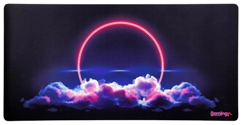 Cloud Circle Rubber Gaming Mouse Pad - 72x36 cm