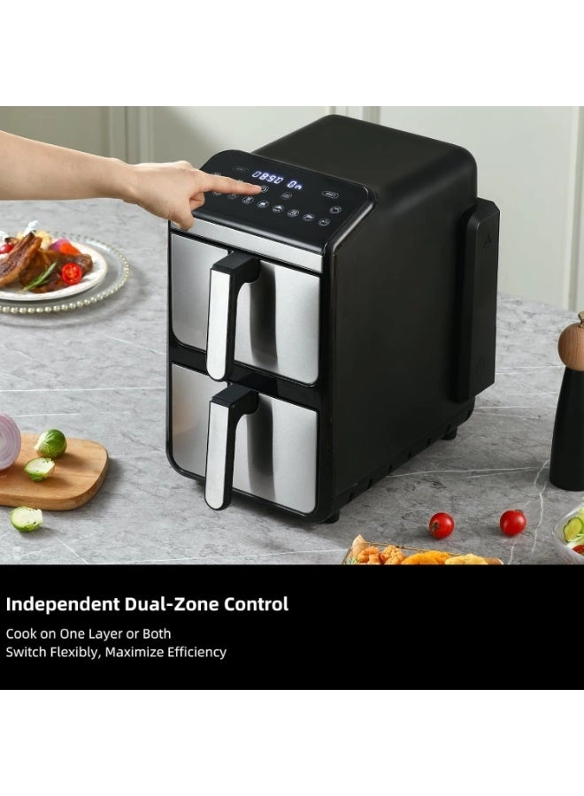 Air Fryer with 2 Independent Baskets