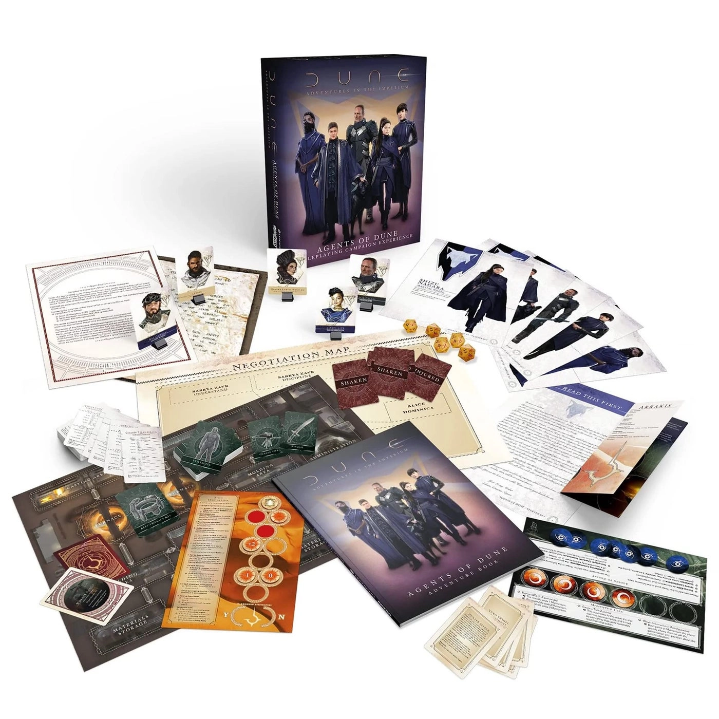 Dune Adventures In The Imperium: Agents Of Dune Box Set