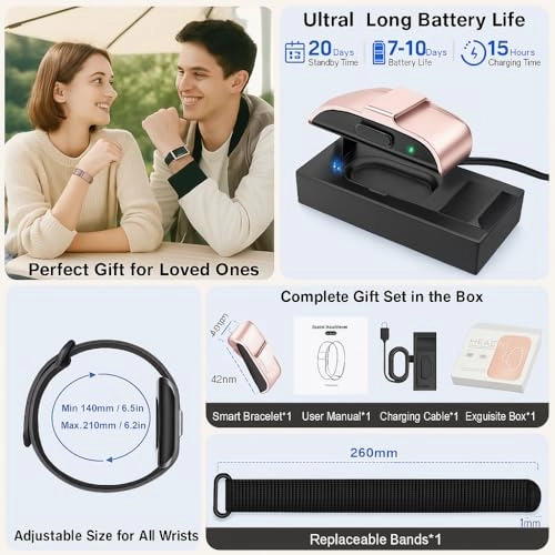 Sleep & Fitness Tracker - 24/7 Heart Rate Silver