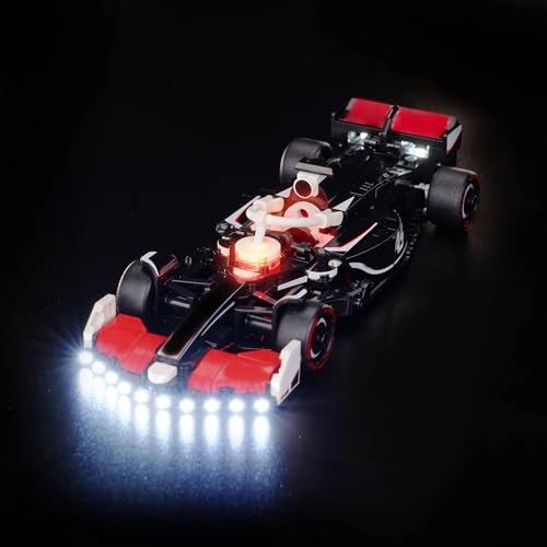 LED Light Set - Compatible with MoneyGram Haas F1 Team VF-24 Race Car USB and battery powered