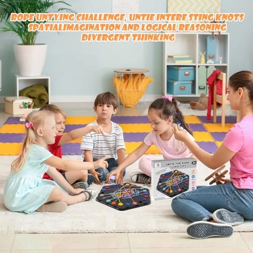 Brainy Kn-ots Rope Detangling Game - Black