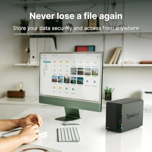 DS224+ 2-Bay 12TB - Includes External SSD 512GB for Backup