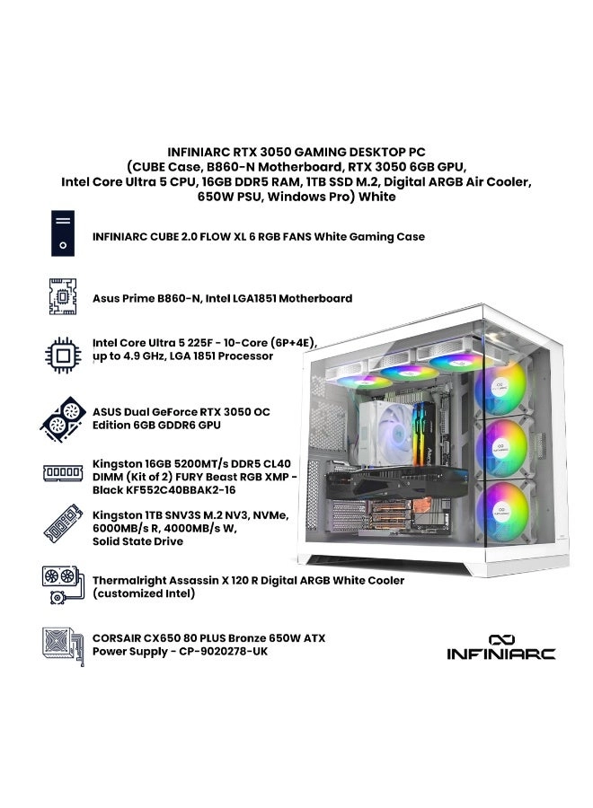 Gaming Cube Ultra RTX 3050 - 16 GB 1TB