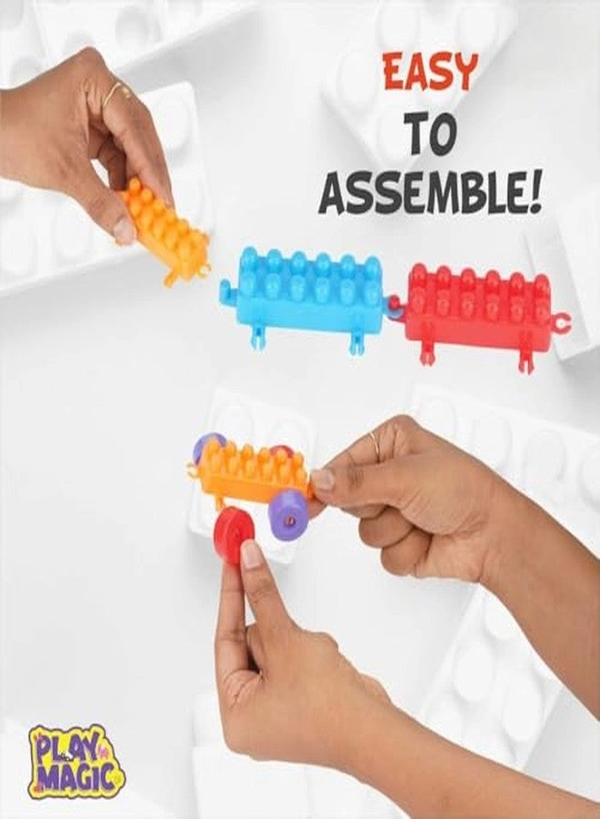 Building Blocks with Wheels - 380 pcs