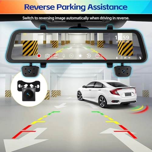 Mirror Dash Cam - 1080P