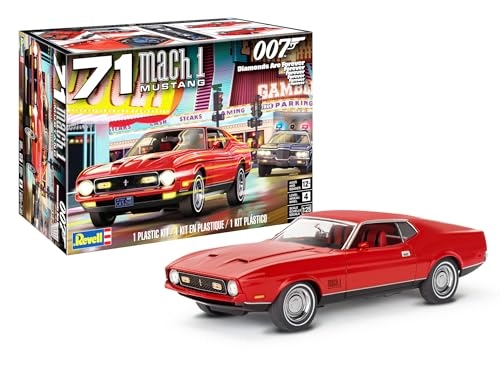 Revell James Bond 71 Ford Mustang Mach 1 429 Model Kit (14555) - 1:25