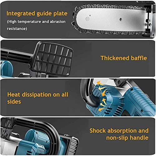 Mini Electric Cordless Chainsaw - 8 inch Brushless 3.0AH