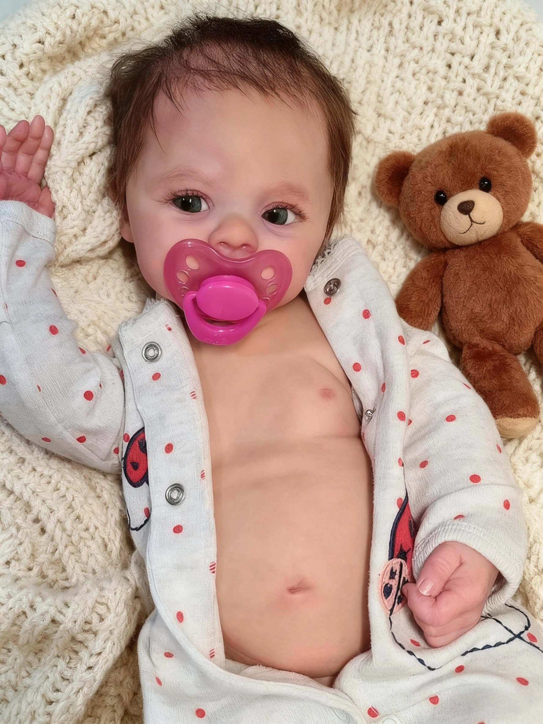 Anano Meadow Reborn Baby Doll - 18 inch Full Body Vinyl Boy Ages 3+