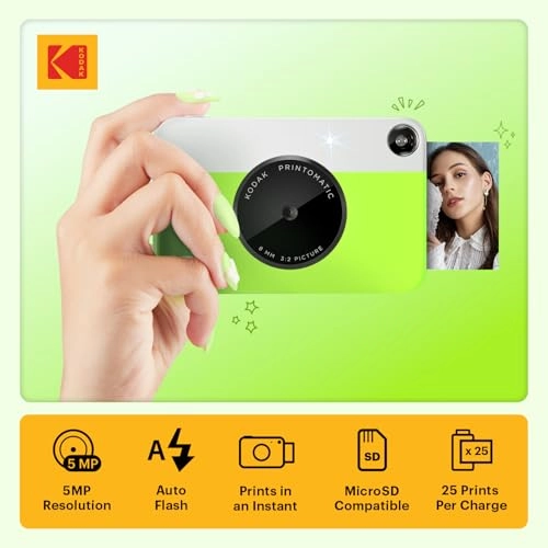 Printomatic - 10-megapixel 2 x 3-in. prints