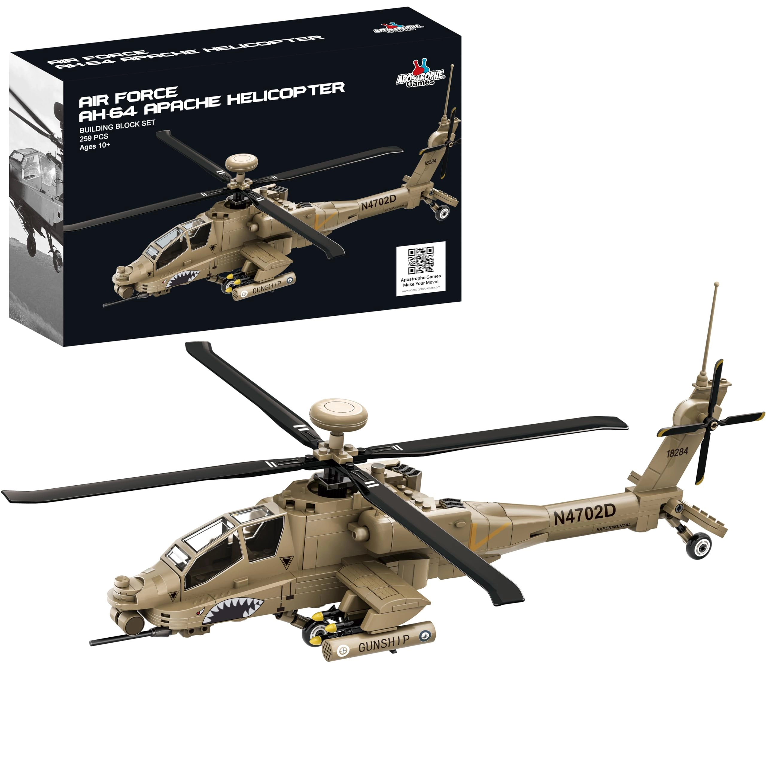 Apostrophe Games AH-64 Apache - 259 pcs