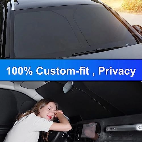 Compatible with MG HS Foldable Car Windshield Sun Shade