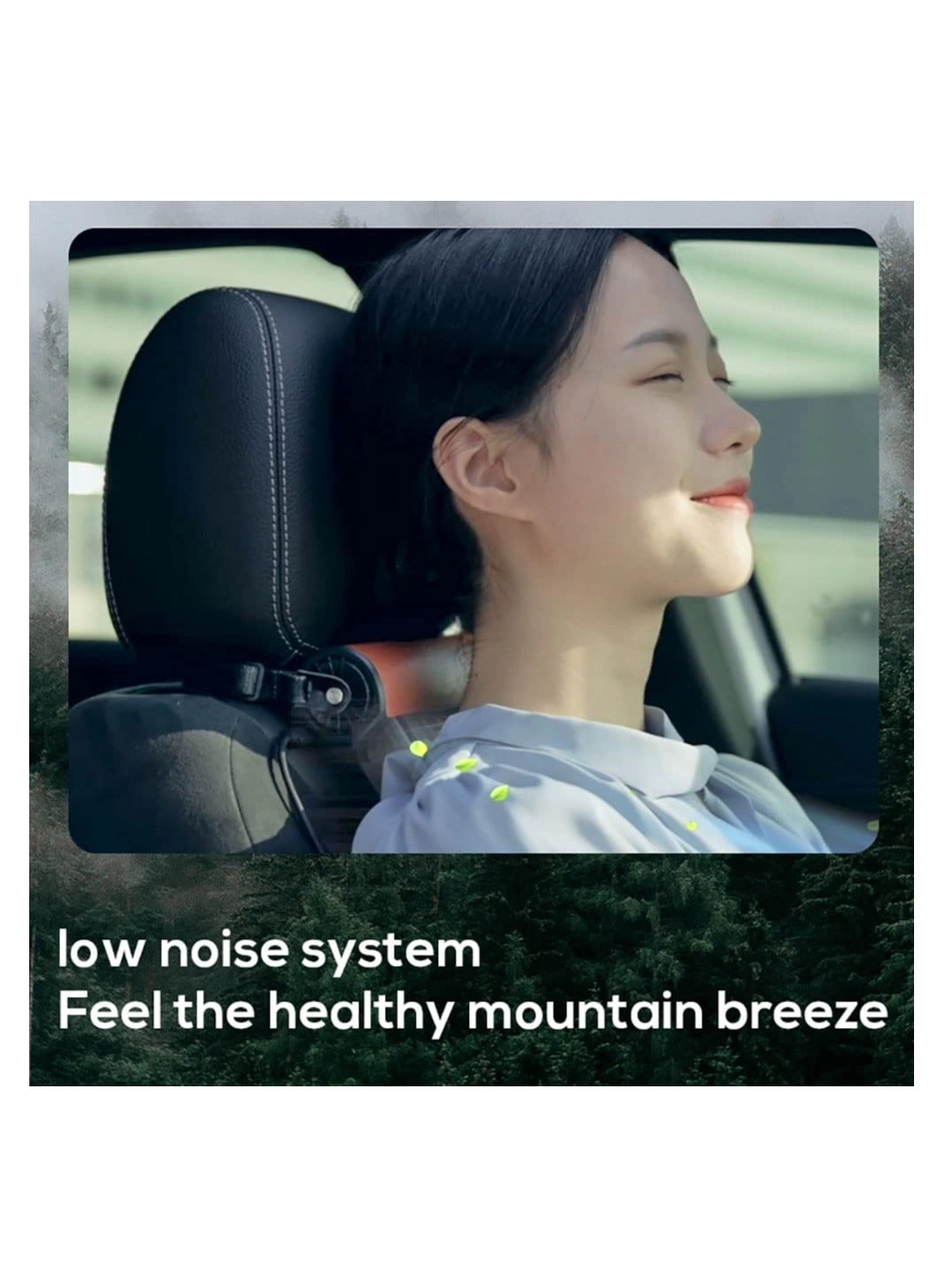 Suntown Portable Car Seat Fan - USB Powered 3 Speeds